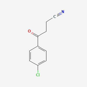 molecular formula C10H8ClNO B1605439 4-(4-Chlorophenyl)-4-oxobutanenitrile CAS No. 40394-87-4