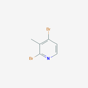 molecular formula C6H5Br2N B160544 2,4-二溴-3-甲基吡啶 CAS No. 128071-93-2
