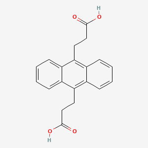 9,10-Anthracenedipropanoic acid