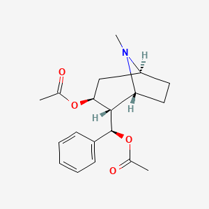 molecular formula C19H25NO4 B1605446 Knightinol acetate CAS No. 77053-07-7