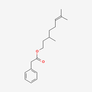 molecular formula C18H26O2 B1605456 Citronellyl phenylacetate CAS No. 139-70-8