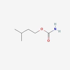 molecular formula C6H13NO2 B1605457 异戊基氨基甲酸酯 CAS No. 543-86-2