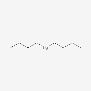 molecular formula C8H18Hg B1605461 二丁基汞 CAS No. 629-35-6