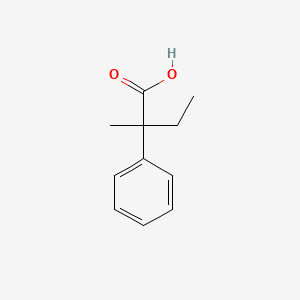 molecular formula C11H14O2 B1605462 2-甲基-2-苯基丁酸 CAS No. 828-41-1