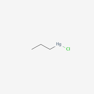 molecular formula C3H7ClHg B1605467 Chloropropylmercury CAS No. 2440-40-6