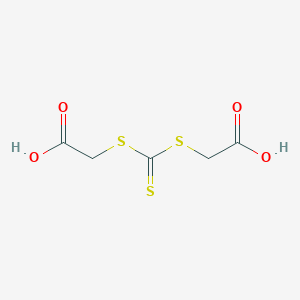 molecular formula C5H6O4S3 B160547 Bis(carboxymethyl) trithiocarbonate CAS No. 6326-83-6