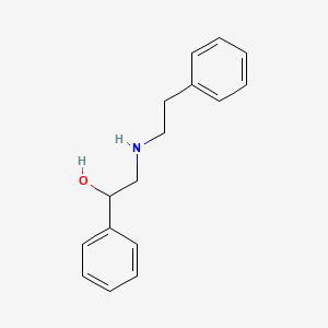 molecular formula C16H19NO B1605472 2-(Phenethylamino)-1-phenylethanol CAS No. 4164-20-9