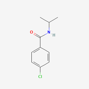 molecular formula C10H12ClNO B1605478 4-chloro-N-propan-2-ylbenzamide CAS No. 7461-41-8