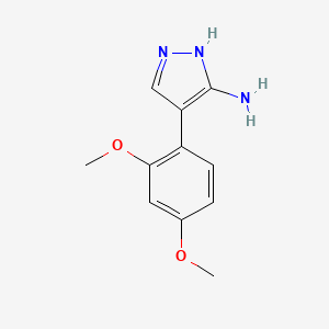 4-(2,4-Dimethoxyphenyl)-1H-pyrazol-3-amine