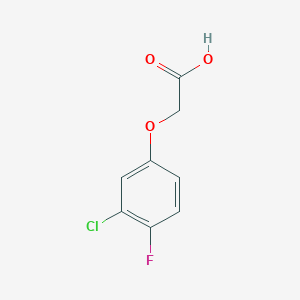 (3-Chloro-4-fluorophenoxy)acetic acid