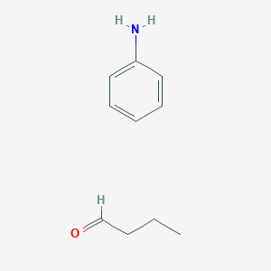 molecular formula C10H15NO B1605491 Butanal, reaction products with aniline CAS No. 68411-20-1