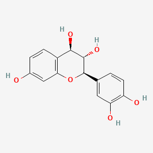 molecular formula C15H14O6 B1605496 (+)-MOLLISACACIDIN CAS No. 967-27-1