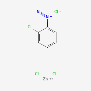 Benzenediazonium, 2-chloro-, chloride, compd. with zinc chloride (ZnCl2)