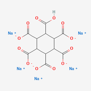 molecular formula C12H7Na5O12 B1605503 pentasodium;6-carboxycyclohexane-1,2,3,4,5-pentacarboxylate CAS No. 50329-18-5