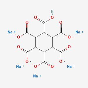 1,2,3,4,5,6-Cyclohexanehexacarboxylic acid, sodium salt (1:5)
