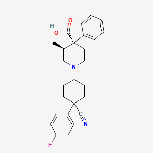 molecular formula C26H29FN2O2 B1605507 Levocabastine CAS No. 79449-98-2
