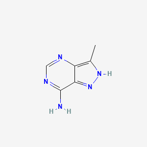 molecular formula C6H7N5 B1605527 3-Methyl-2h-pyrazolo[4,3-d]pyrimidin-7-amine CAS No. 7057-22-9