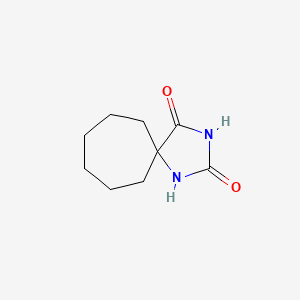 molecular formula C9H14N2O2 B1605532 1,3-Diazaspiro[4.6]undecane-2,4-dione CAS No. 707-16-4