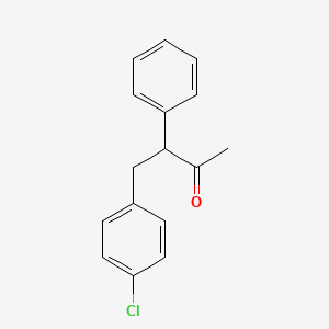 4-(4-chlorophenyl)-3-phenyl-2-Butanone