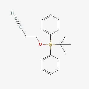 molecular formula C20H24OSi B1605542 tert-Butyl(3-butynyloxy)diphenylsilane CAS No. 88158-68-3