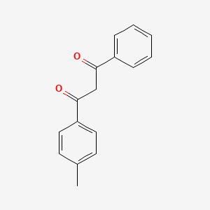 molecular formula C16H14O2 B1605555 1-(4-Methylphenyl)-3-phenylpropane-1,3-dione CAS No. 25855-99-6