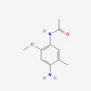 molecular formula C10H14N2O2 B1605557 N-(4-amino-2-methoxy-5-methylphenyl)acetamide CAS No. 6375-45-7
