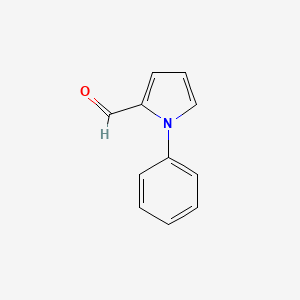 molecular formula C11H9NO B1605559 1-phenyl-1H-pyrrole-2-carbaldehyde CAS No. 30186-39-1