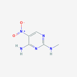 molecular formula C5H7N5O2 B1605567 n2-Methyl-5-nitropyrimidine-2,4-diamine CAS No. 5096-83-3