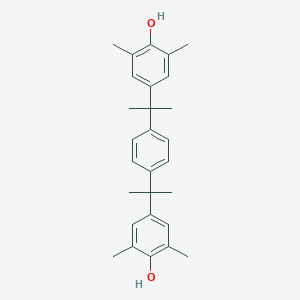 molecular formula C28H34O2 B160557 alpha,alpha'-Bis(4-hydroxy-3,5-dimethylphenyl)-1,4-diisopropylbenzene CAS No. 36395-57-0