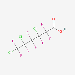 molecular formula C6HCl3F8O2 B1605570 3,5,6-Trichlorooctafluorohexanoic acid CAS No. 2106-54-9