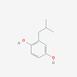 molecular formula C10H14O2 B1605571 2-isobutylbenzene-1,4-diol CAS No. 4197-78-8