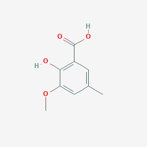 2-Hydroxy-3-methoxy-5-methylbenzoic acid