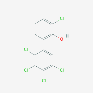 2-Chloro-6-(2,3,4,5-tetrachlorophenyl)phenol