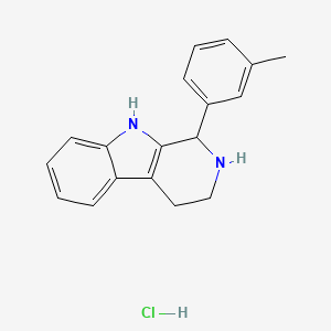 1-(3-methylphenyl)-2,3,4,9-tetrahydro-1H-beta-carboline hydrochloride