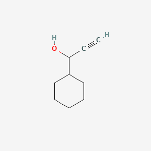 molecular formula C9H14O B1605584 1-环己基丙-2-炔-1-醇 CAS No. 4187-88-6