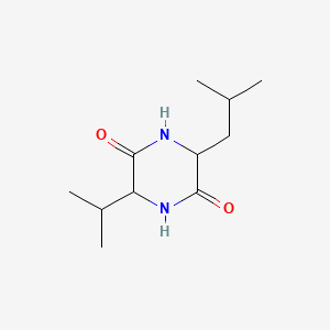 3-Isopropyl-6-(2-methyl-propyl)-2,5-piperazinedione