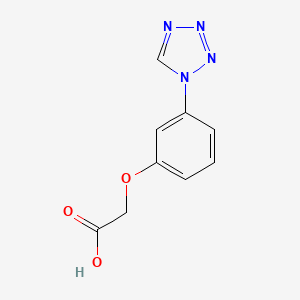 [3-(1H-tetrazol-1-yl)phenoxy]acetic acid