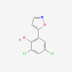 molecular formula C9H5Cl2NO2 B1605614 2,4-Dichloro-6-(5-isoxazolyl)phenol CAS No. 288401-44-5