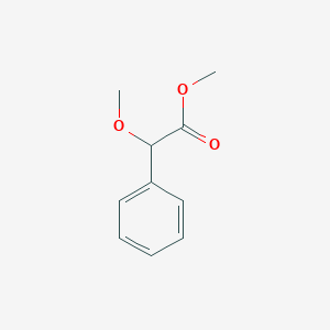 molecular formula C10H12O3 B1605618 Methyl 2-methoxy-2-phenylacetate CAS No. 3558-61-0