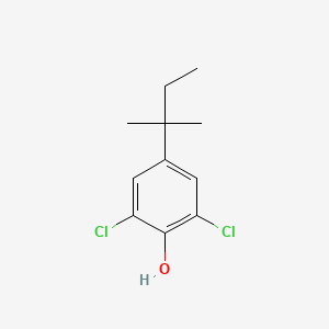 molecular formula C11H14Cl2O B1605620 2,6-Dichloro-4-(2-methylbutan-2-yl)phenol CAS No. 75908-77-9