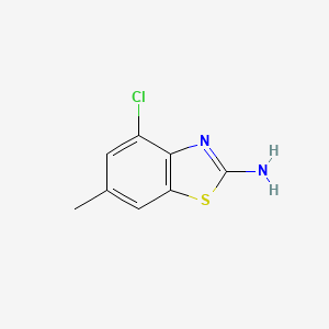 molecular formula C8H7ClN2S B1605625 4-Chloro-6-methyl-1,3-benzothiazol-2-amine CAS No. 383131-41-7