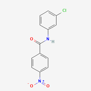 molecular formula C13H9ClN2O3 B1605627 N-(3-chlorophenyl)-4-nitrobenzamide CAS No. 2585-29-7
