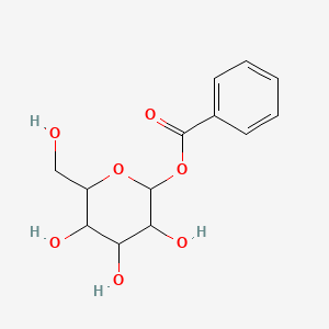 [3,4,5-Trihydroxy-6-(hydroxymethyl)oxan-2-yl] benzoate