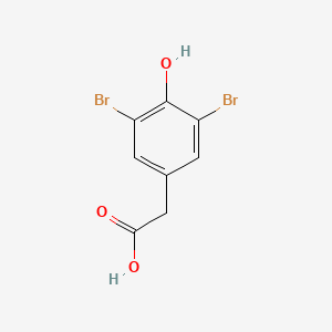 molecular formula C8H6Br2O3 B1605637 2-(3,5-Dibromo-4-hydroxyphenyl)acetic acid CAS No. 24744-58-9
