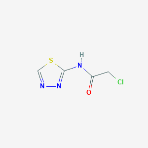 molecular formula C4H4ClN3OS B1605638 2-chloro-N-(1,3,4-thiadiazol-2-yl)acetamide CAS No. 4454-63-1