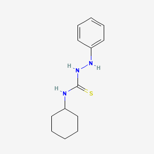 molecular formula C13H19N3S B1605644 4-Cyclohexyl-1-phenylthiosemicarbazide CAS No. 27421-91-6