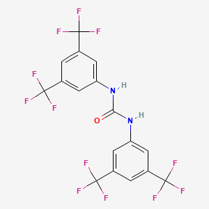molecular formula C17H8F12N2O B1605647 1,3-Bis[3,5-bis(trifluoromethyl)phenyl]urea CAS No. 3824-74-6
