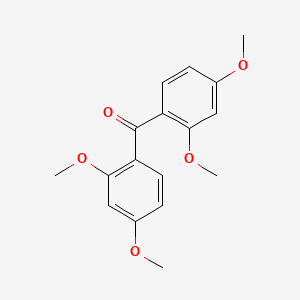 molecular formula C17H18O5 B1605662 2,2',4,4'-Tetramethoxybenzophenone CAS No. 3555-85-9