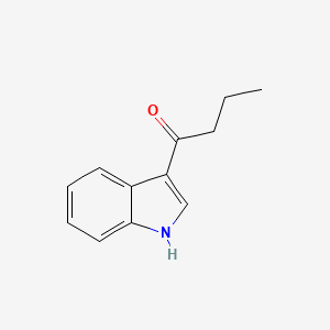 molecular formula C12H13NO B1605671 1-(1H-Indol-3-yl)butan-1-one CAS No. 22582-67-8
