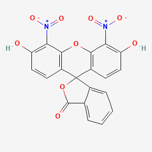 molecular formula C20H10N2O9 B1605674 4',5'-DINITROFLUORESCEIN CAS No. 24545-86-6